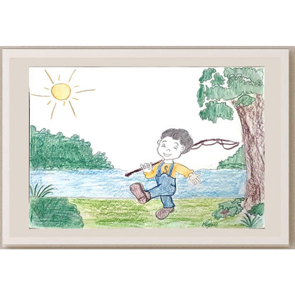 Magdelena Kepka 29x21cm Orijinal Karikatür BOD01120