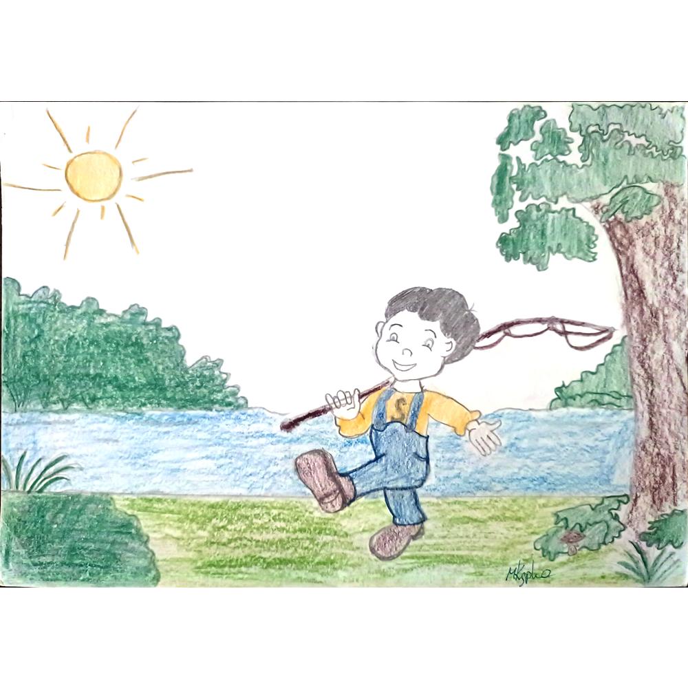 Magdelena Kepka 29x21cm Orijinal Karikatür BOD01120