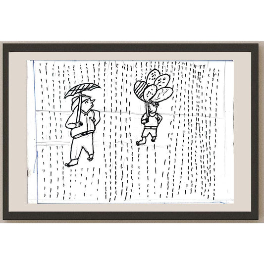 Sandeep 29x21cm Orijinal Karikatür BOD01121