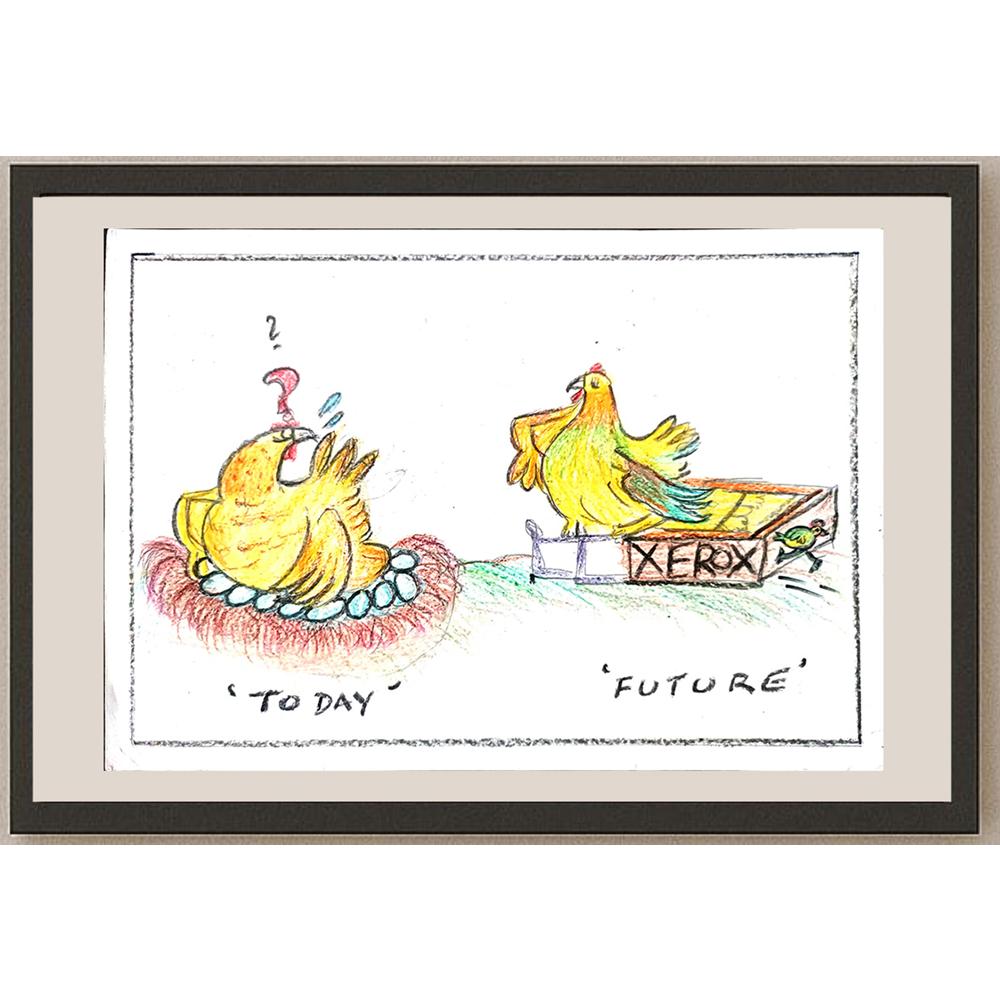 Satwik 29x21cm Orijinal Karikatür BOD01122