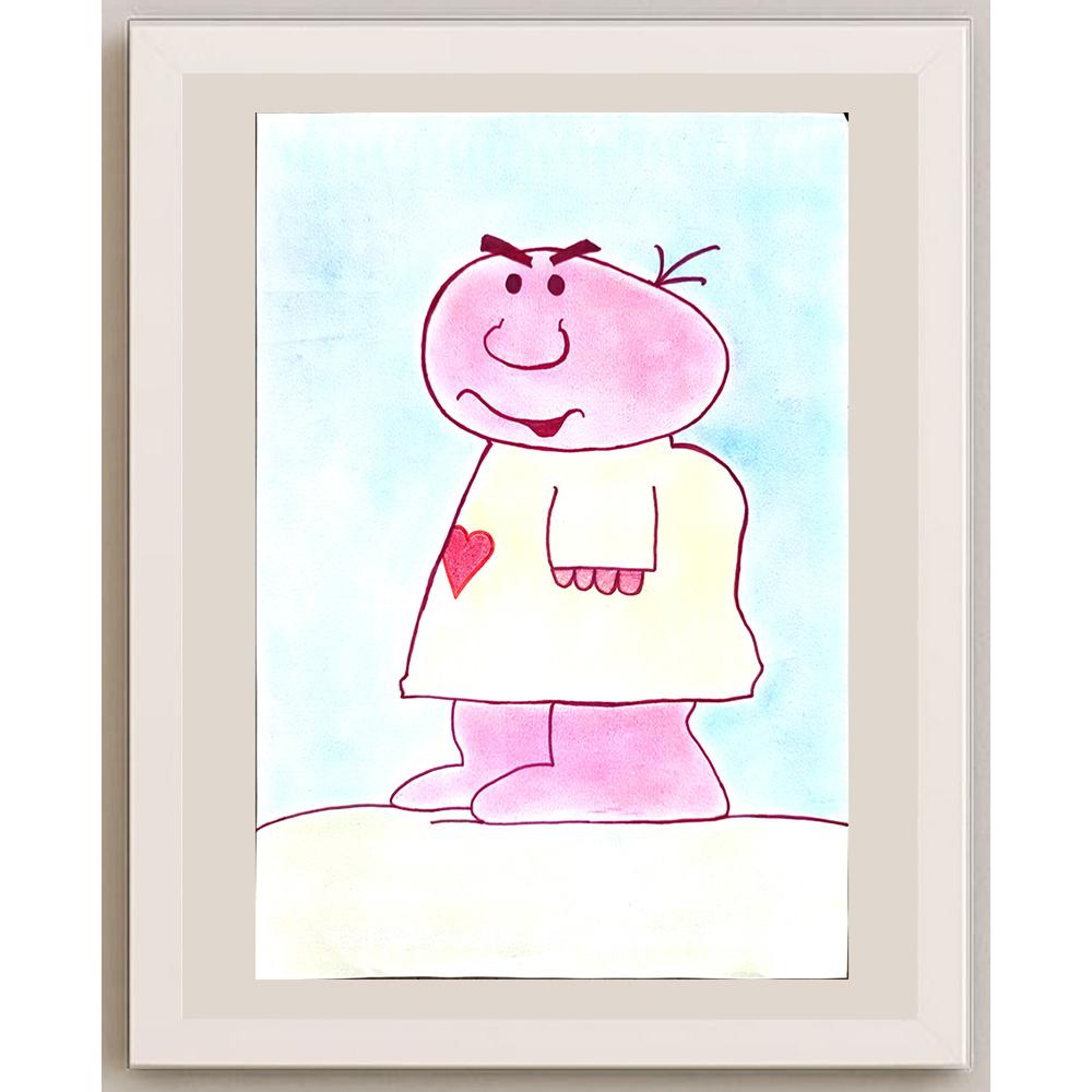 Martyna Jablonska 29x21cm Orijinal Karikatür BOD01132