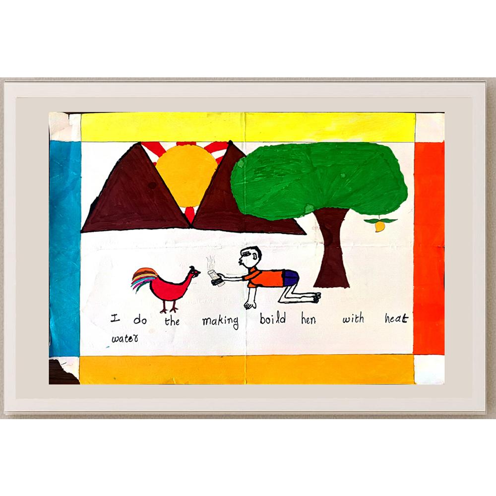 Soiman Kumar 29x21cm Orijinal Karikatür BOD01133