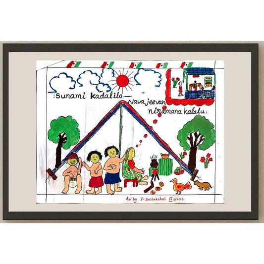 Sanilakshmi 29x21cm Orijinal Karikatür BOD01134