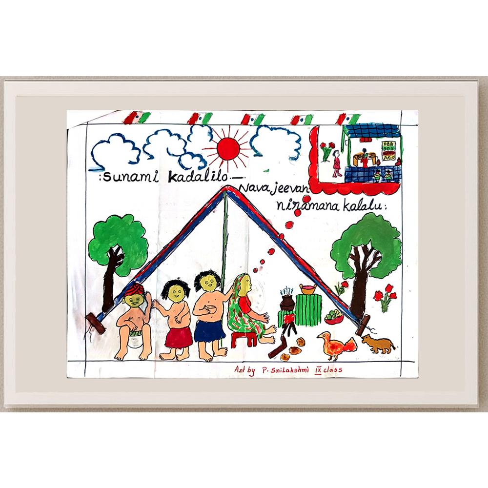 Sanilakshmi 29x21cm Orijinal Karikatür BOD01134