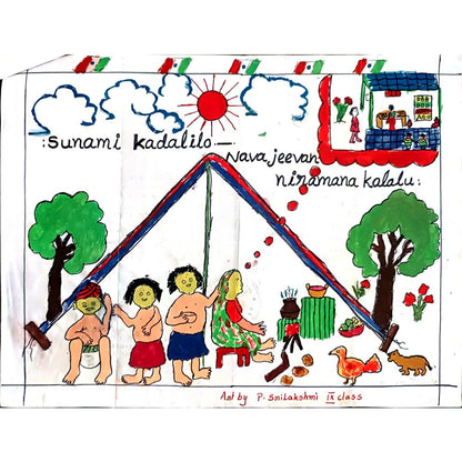 Sanilakshmi 29x21cm Orijinal Karikatür BOD01134