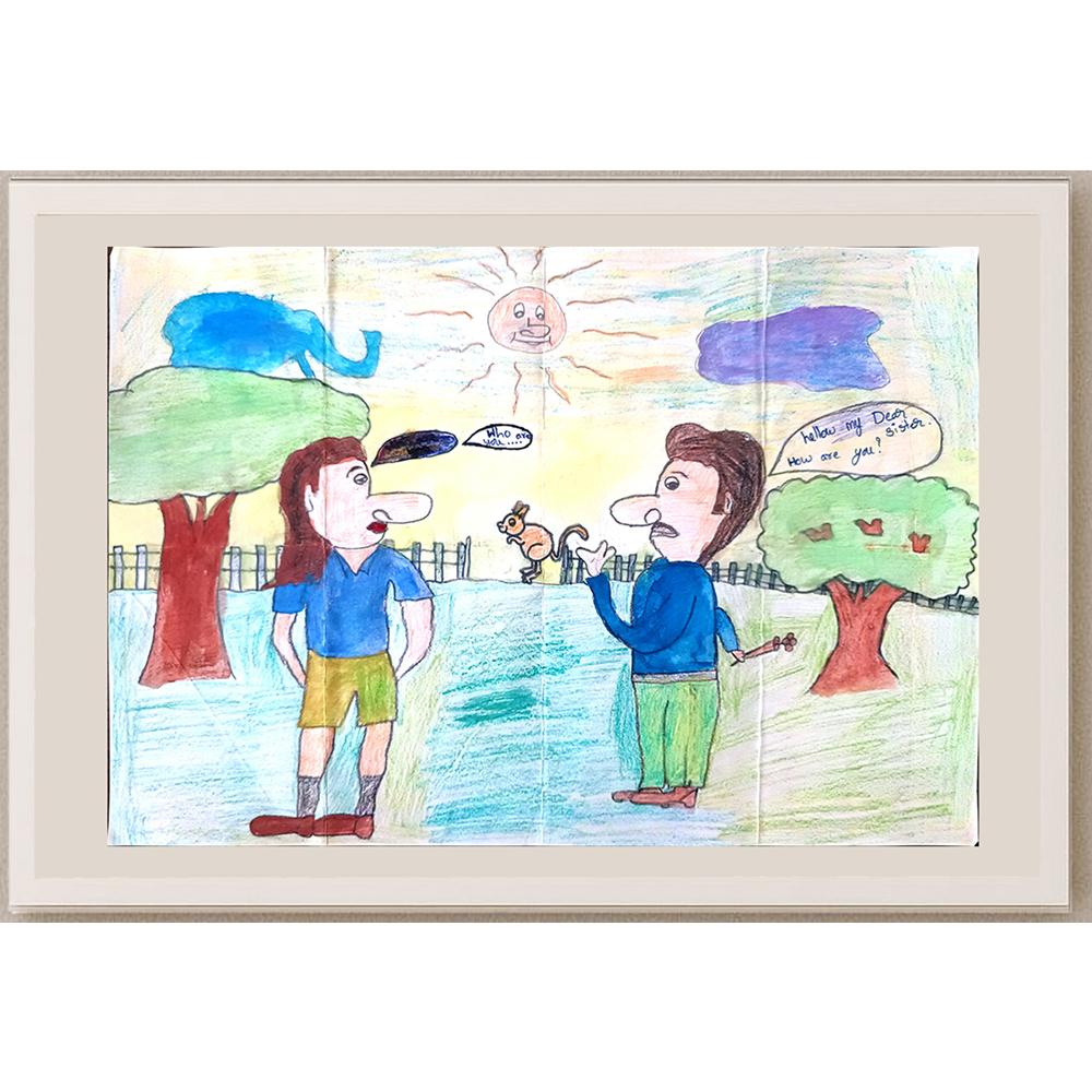 Rajeeve Sharma 29x21cm Orijinal Karikatür BOD01136