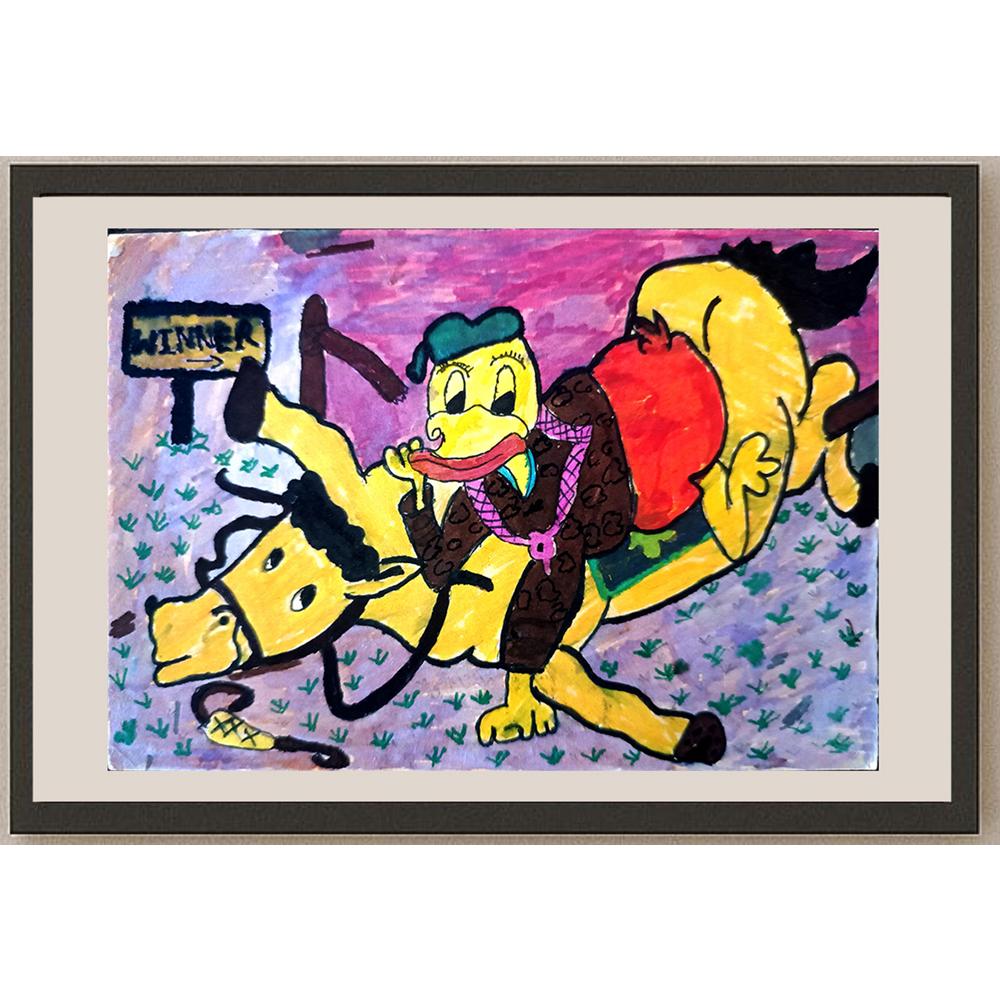 Anji Regudu 15x9cm Orijinal Karikatür BOD01140