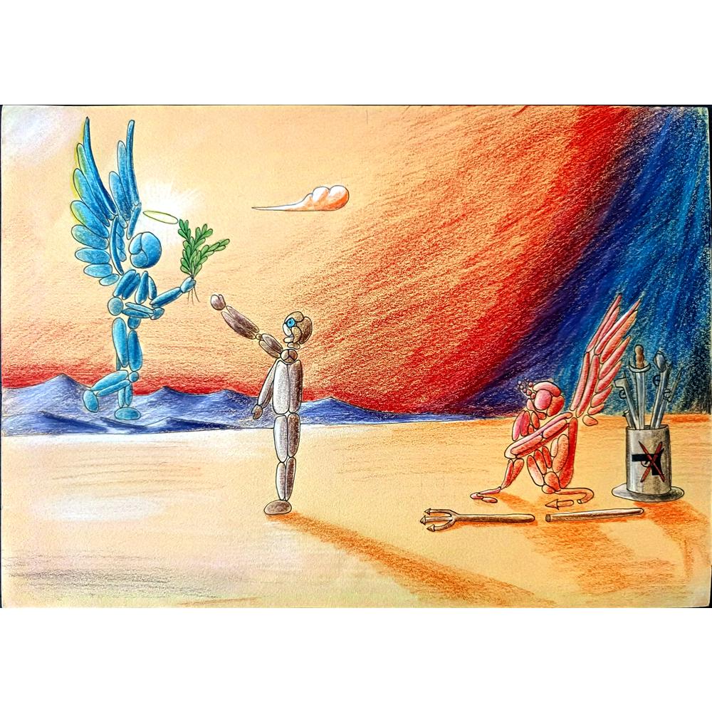 Aybars Şenyıldız 29x21cm Orijinal Karikatür BOD01141