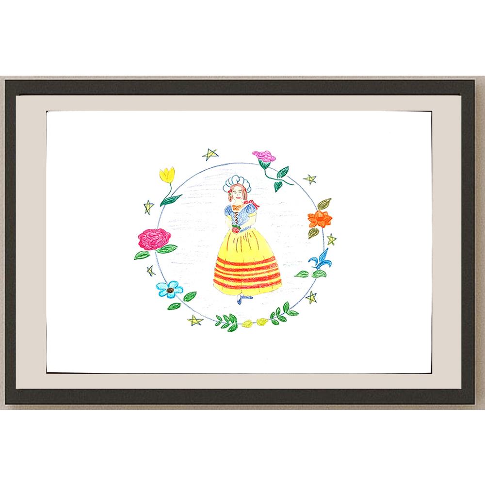 Burcu Mit 29x21cm Orijinal Karikatür BOD01150