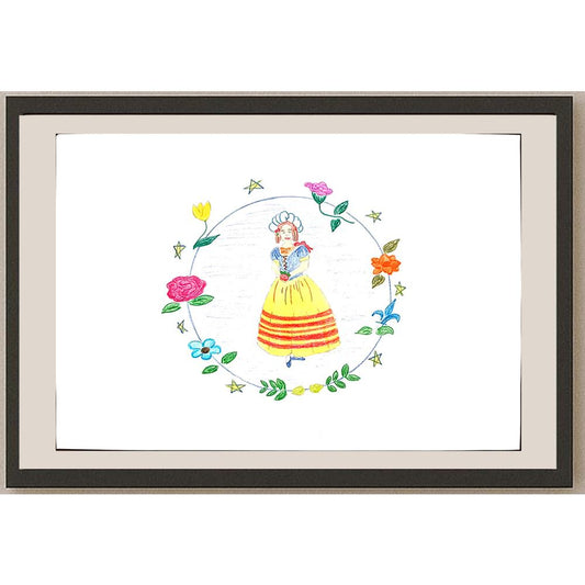 Burcu Mit 29x21cm Orijinal Karikatür BOD01150