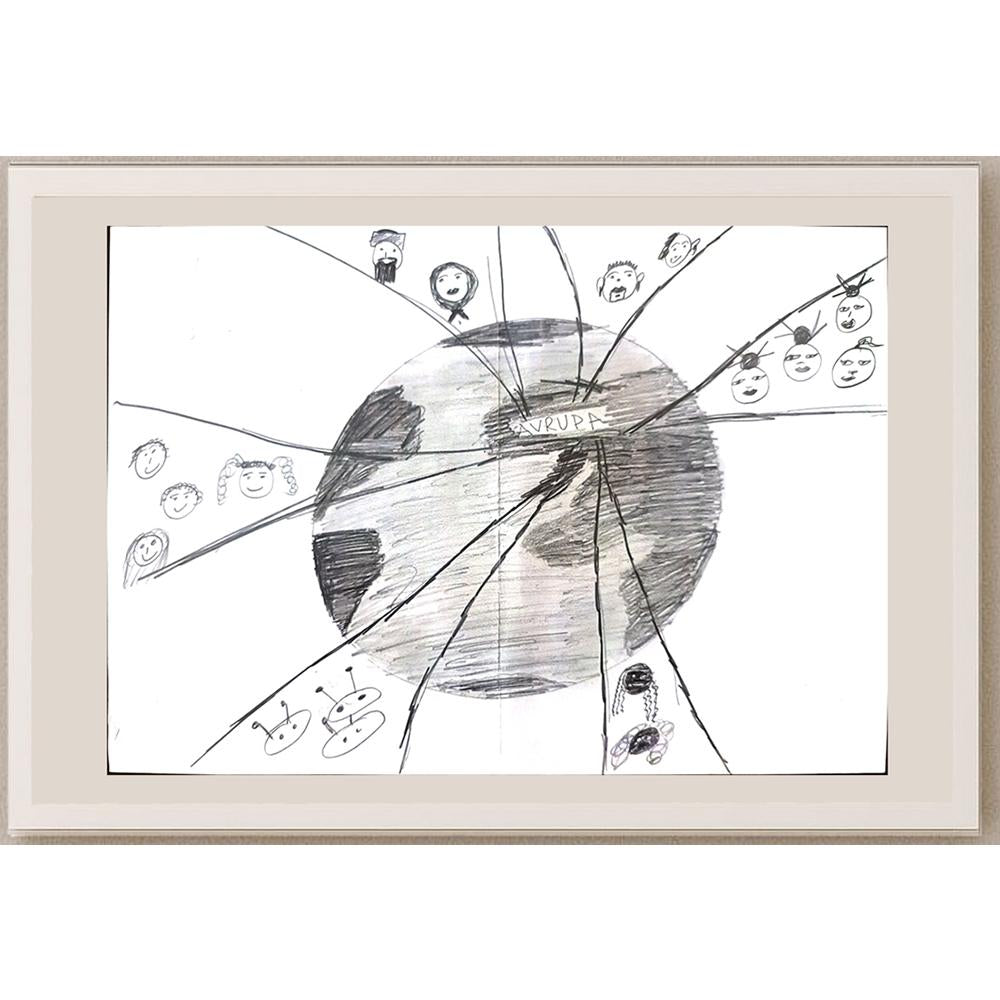 Yasemin Kaşıkçı 29x21cm Orijinal Karikatür BOD01152