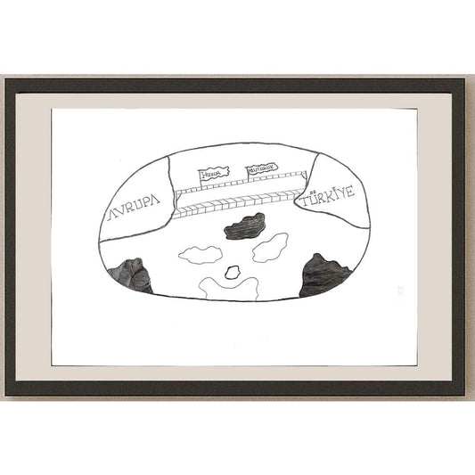 Oğuzhan Ayvaz 29x21cm Orijinal Karikatür BOD01154