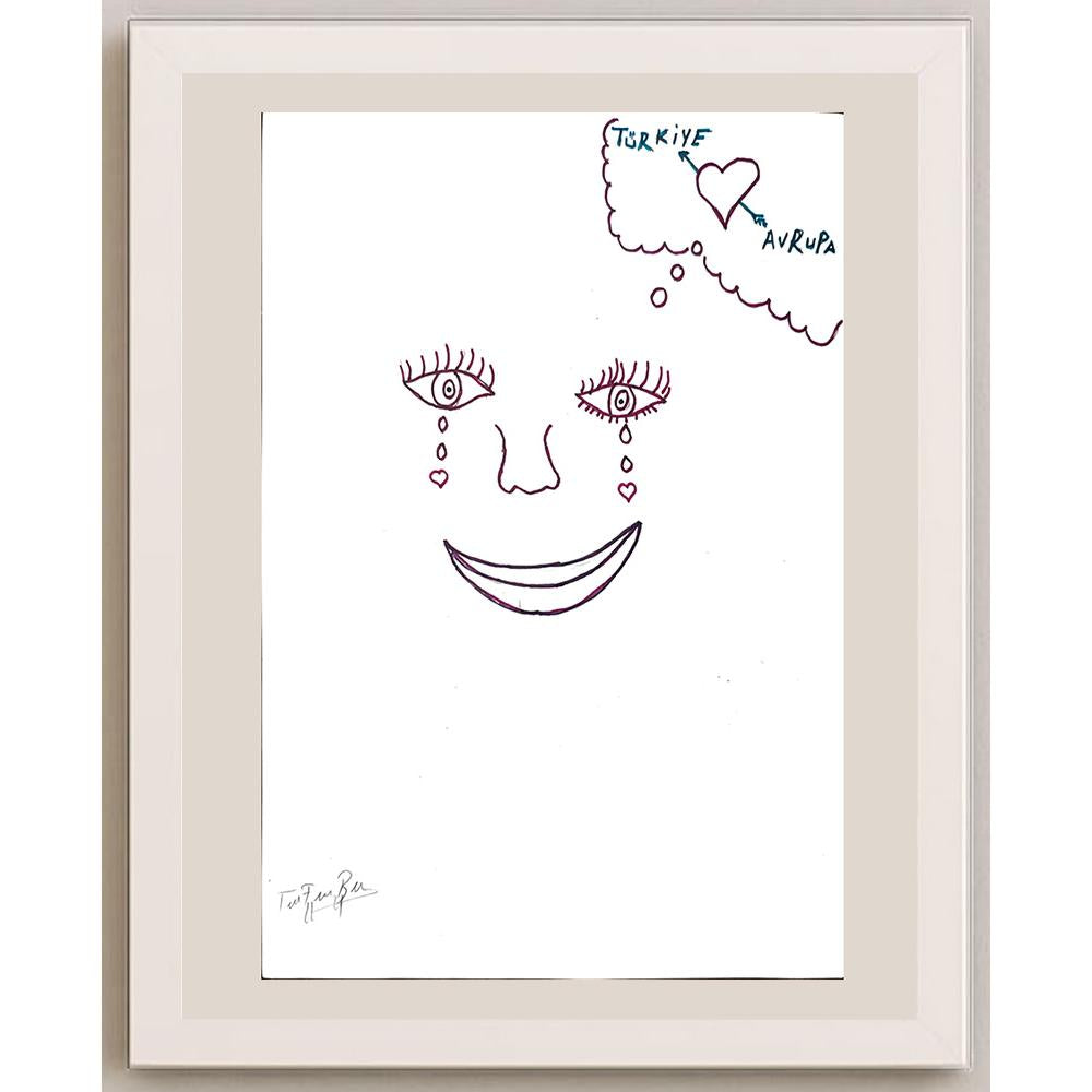 Tuğçe Fatma Başaran 29x21cm Orijinal Karikatür BOD01159