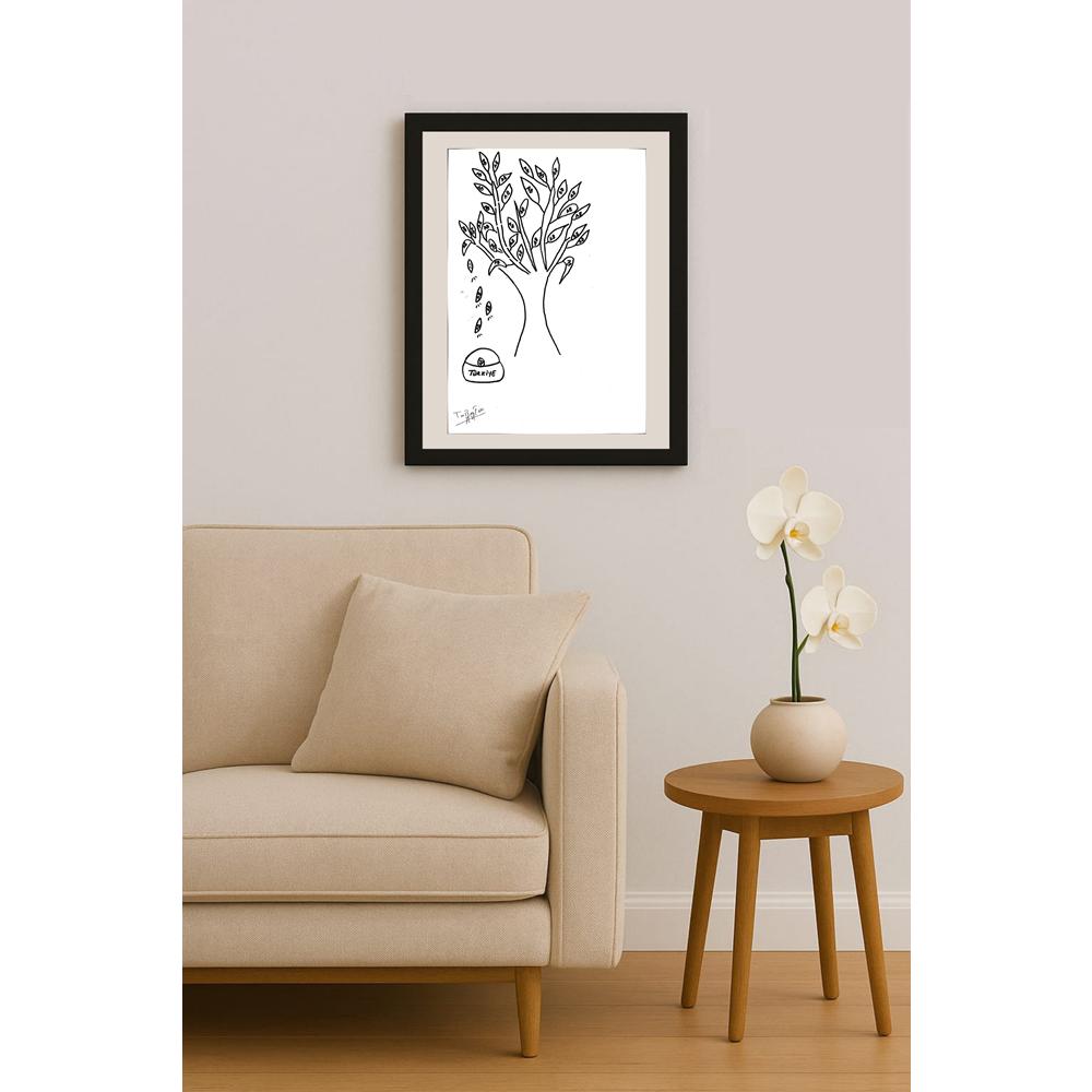 Tuğçe Fatma Başaran 29x21cm Orijinal Karikatür BOD01161