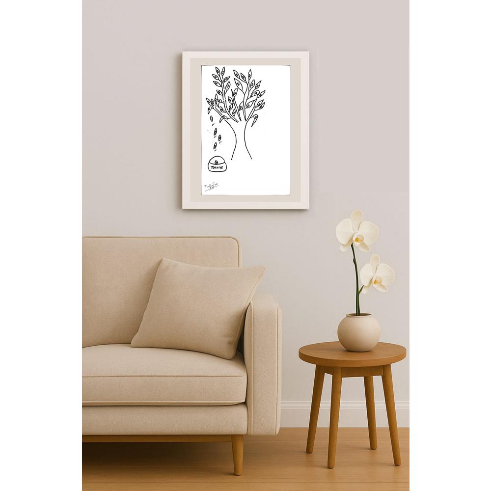 Tuğçe Fatma Başaran 29x21cm Orijinal Karikatür BOD01161