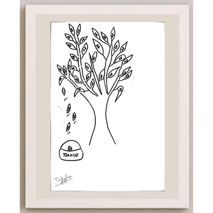 Tuğçe Fatma Başaran 29x21cm Orijinal Karikatür BOD01161