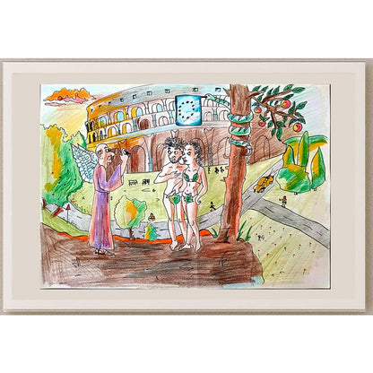 Darya Andreysük 29x21cm Orijinal Karikatür BOD01165