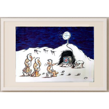 Gacesa Zarko 43x30cm Orijinal Karikatür BOD01174