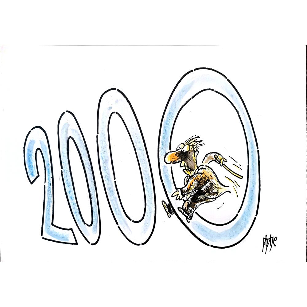 İgnjat Gatalo 35x25cm Orijinal Karikatür BOD01184