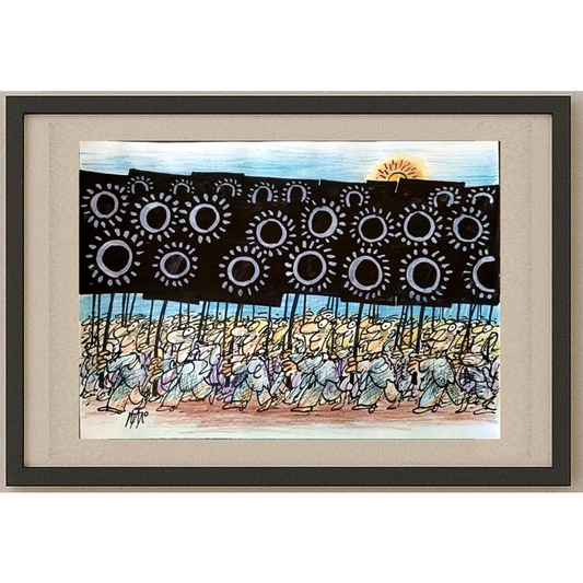 İgnjat Gatalo 35x25cm Orijinal Karikatür BOD01185
