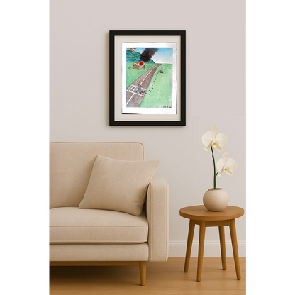 Zhang Jia Xue 35x25cm Orijinal Karikatür BOD01187