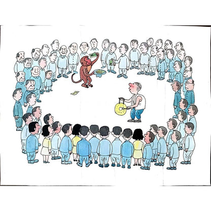 Zhang Jia Xue 35x25cm Orijinal Karikatür BOD01188