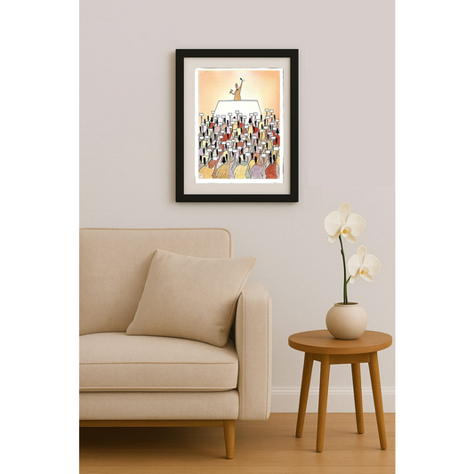 Yu Xian Yao 35x25cm Orijinal Karikatür BOD01191