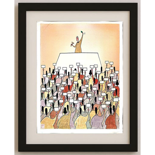 Yu Xian Yao 35x25cm Orijinal Karikatür BOD01191