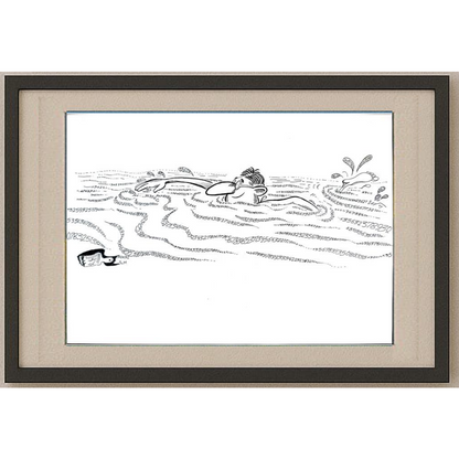 Said Mahmod 29x21cm Orijinal Karikatür BOD01193