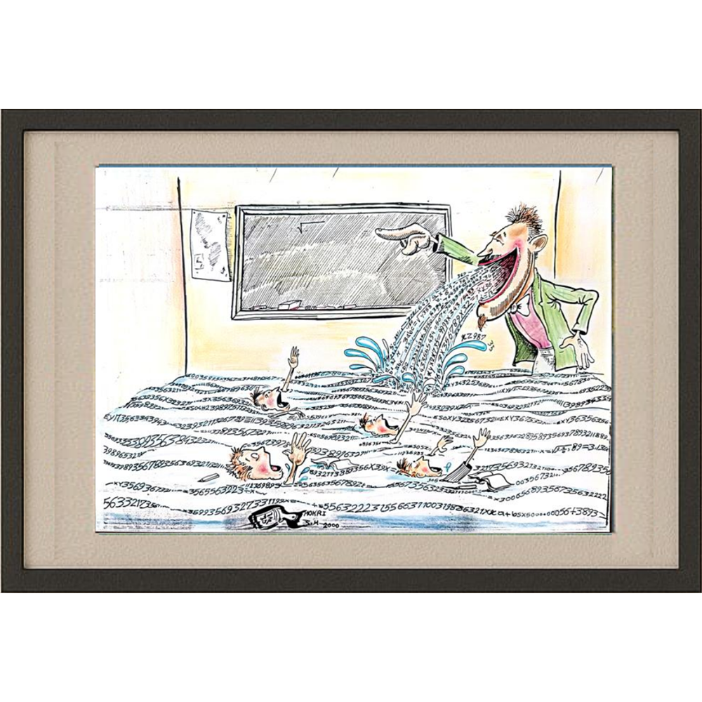 Said Mahmod 29x21cm Orijinal Karikatür BOD01195