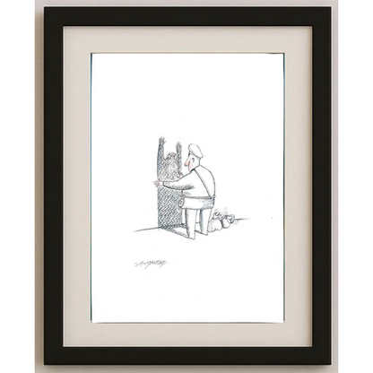 Sepideh Anjomrooz 29x21cm Orijinal Karikatür BOD01199