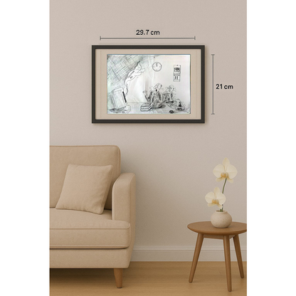Mok Siu Man 29x21cm Orijinal Karikatür BOD01206