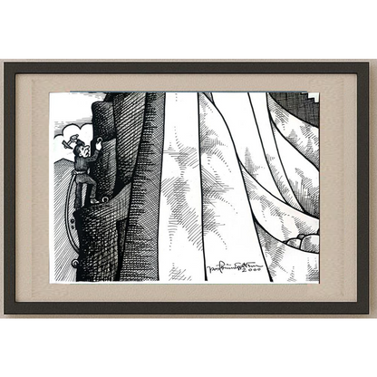 Porfarin Eggerson 35x25cm Orijinal Karikatür BOD01218