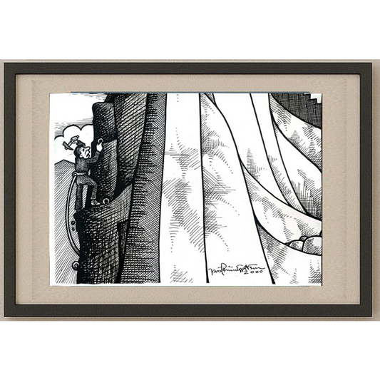 Porfarin Eggerson 35x25cm Orijinal Karikatür BOD01218
