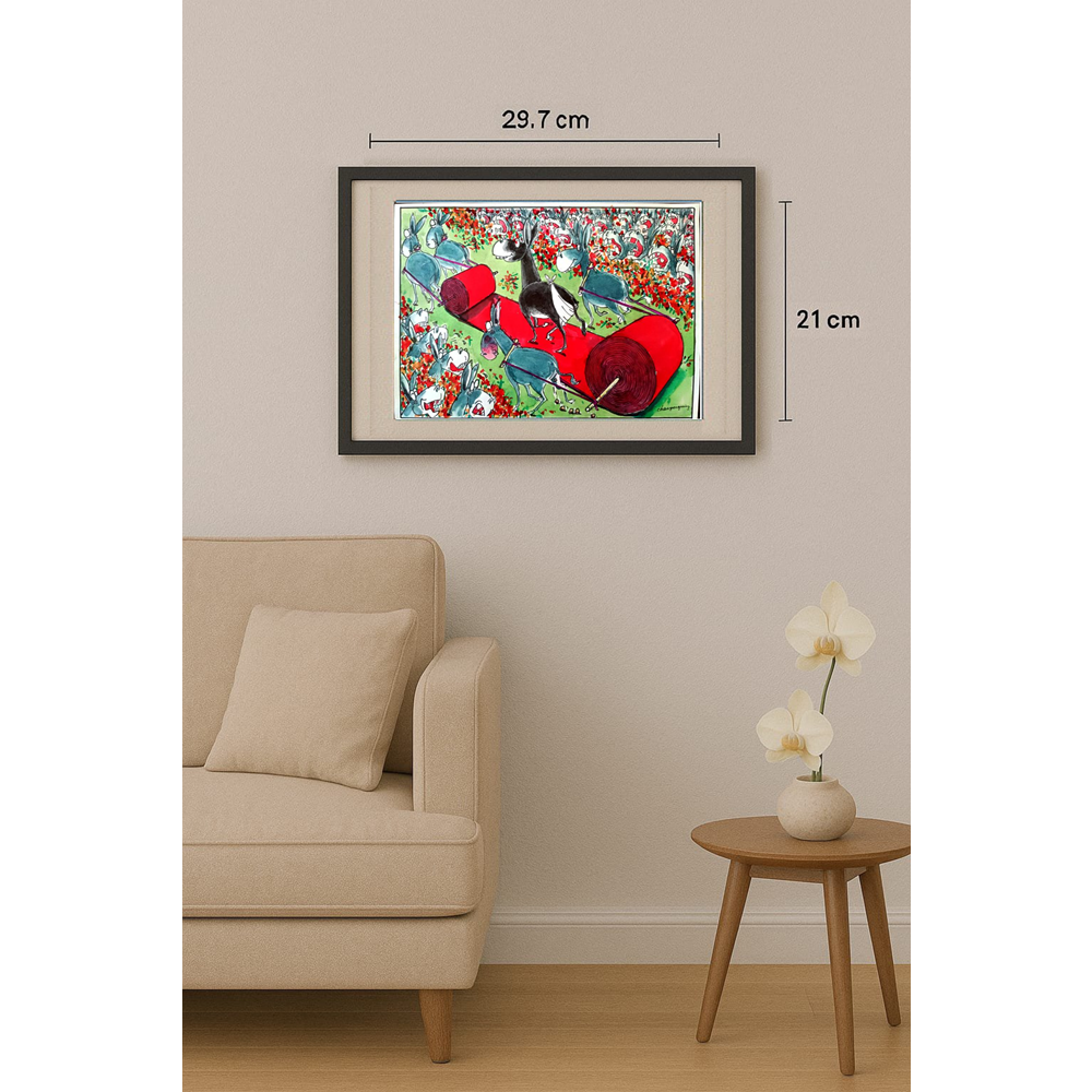 Sun Shen Ying 29x21cm Orijinal Karikatür BOD01220