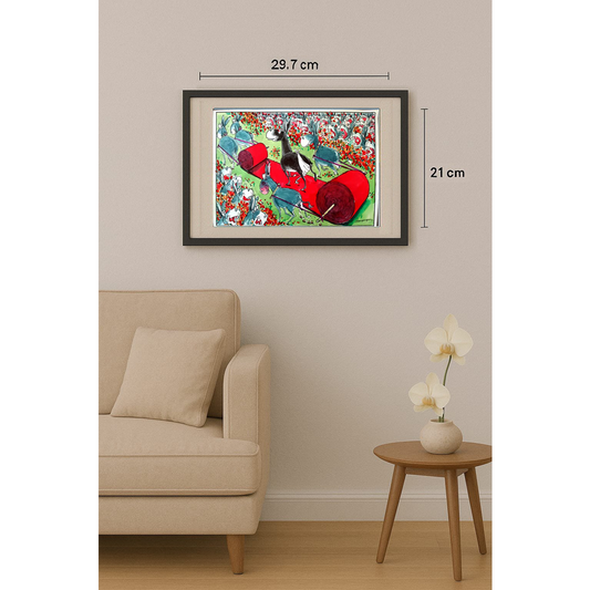 Sun Shen Ying 29x21cm Orijinal Karikatür BOD01220