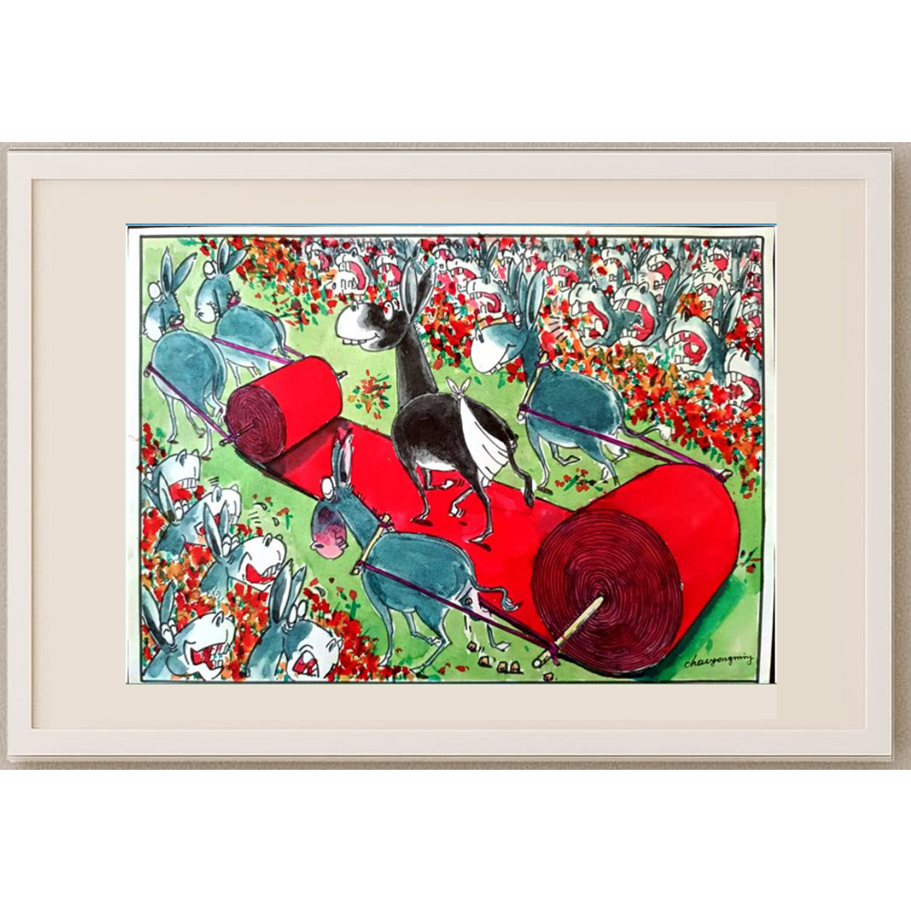 Sun Shen Ying 29x21cm Orijinal Karikatür BOD01220