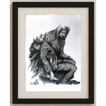 Slawomir Luczynski 29x21cm Orijinal Karikatür BOD01221
