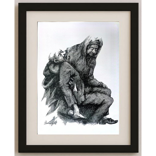 Slawomir Luczynski 29x21cm Orijinal Karikatür BOD01221