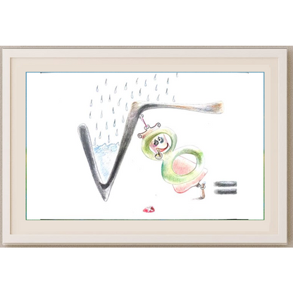 Omid Saljoughi 29x21cm Orijinal Karikatür BOD01228