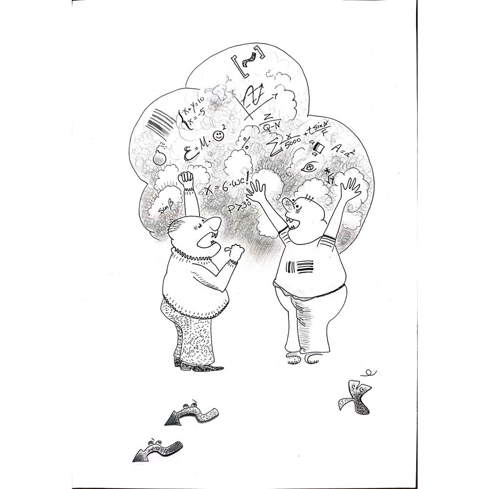 Omid Saljoughi 29x21cm Orijinal Karikatür BOD01230