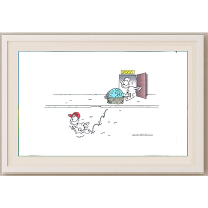 Gabriele Corvi 35x25cm Orijinal Karikatür BOD01233