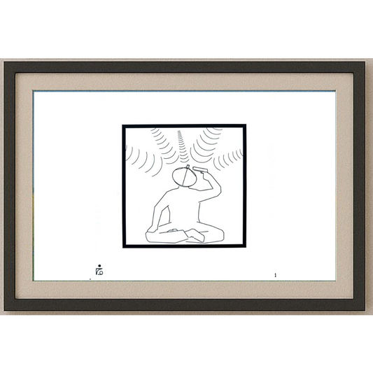 Mehdi Zarnoosheh Farahani 20x20cm Orijinal Karikatür BOD01239