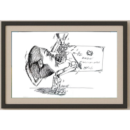 Ehsan Tasviehchi 29x21cm Orijinal Karikatür BOD01242