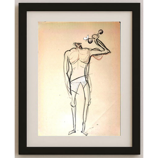 Mohsen Divandari 29x21cm Orijinal Karikatür BOD01245