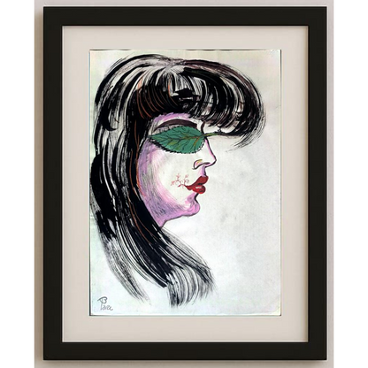 Pari Mohammad Nabi 29x21cm Orijinal Karikatür BOD01251
