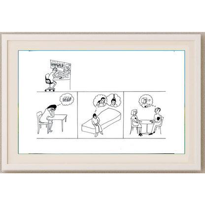 Leila Mir Keshvari 29x21cm Orijinal Karikatür BOD01253
