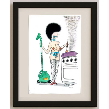 Frantisek Kratochvil 43x30cm Orijinal Karikatür BOD01259