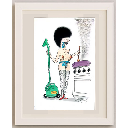 Frantisek Kratochvil 43x30cm Orijinal Karikatür BOD01259