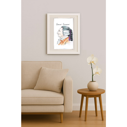 Frantisek Kratochvil 43x30cm Orijinal Karikatür BOD01261